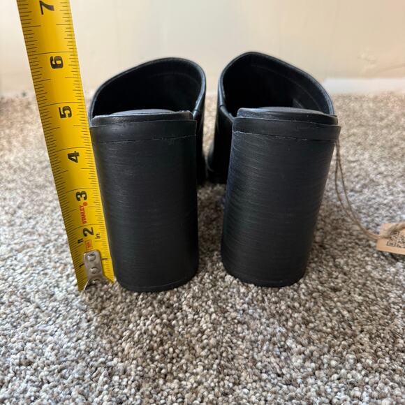 NWT Cool Planet By Steve Madden Trendy Chunky Slip On High Heel Grunge Preppy - Picture 4 of 7